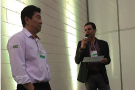 Lincoln Ninomiya (Honeywell) e Afonso Pereira